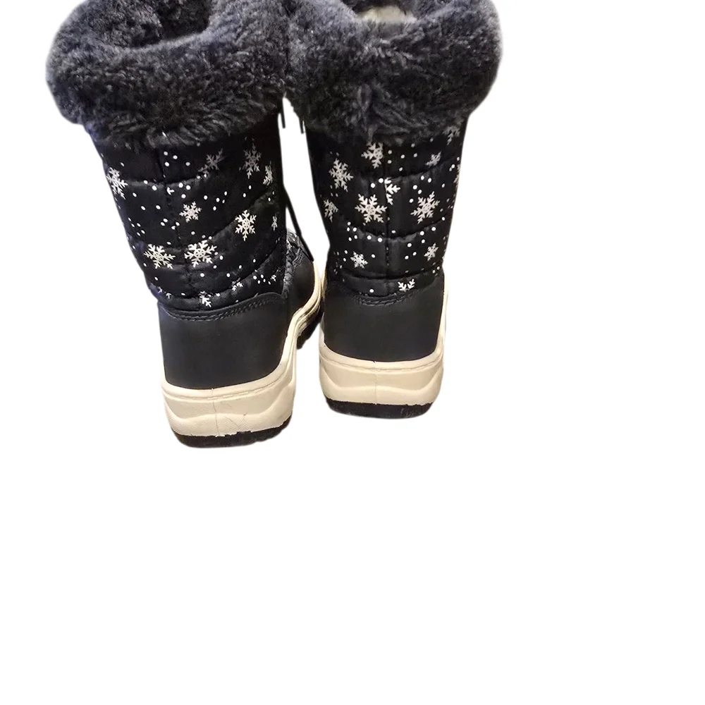 Fantiny Snowflake Toddler BLUE Boots Size UK 24 US 8
